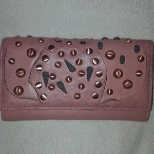 PATRICIA NASH TRIFOLD STUDDED TERRESA WALLET NWTS